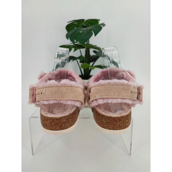 Birkenstock Women's Milano Pink Suede Leather Slingback Sandals Size 6 US - Picture 3 of 8